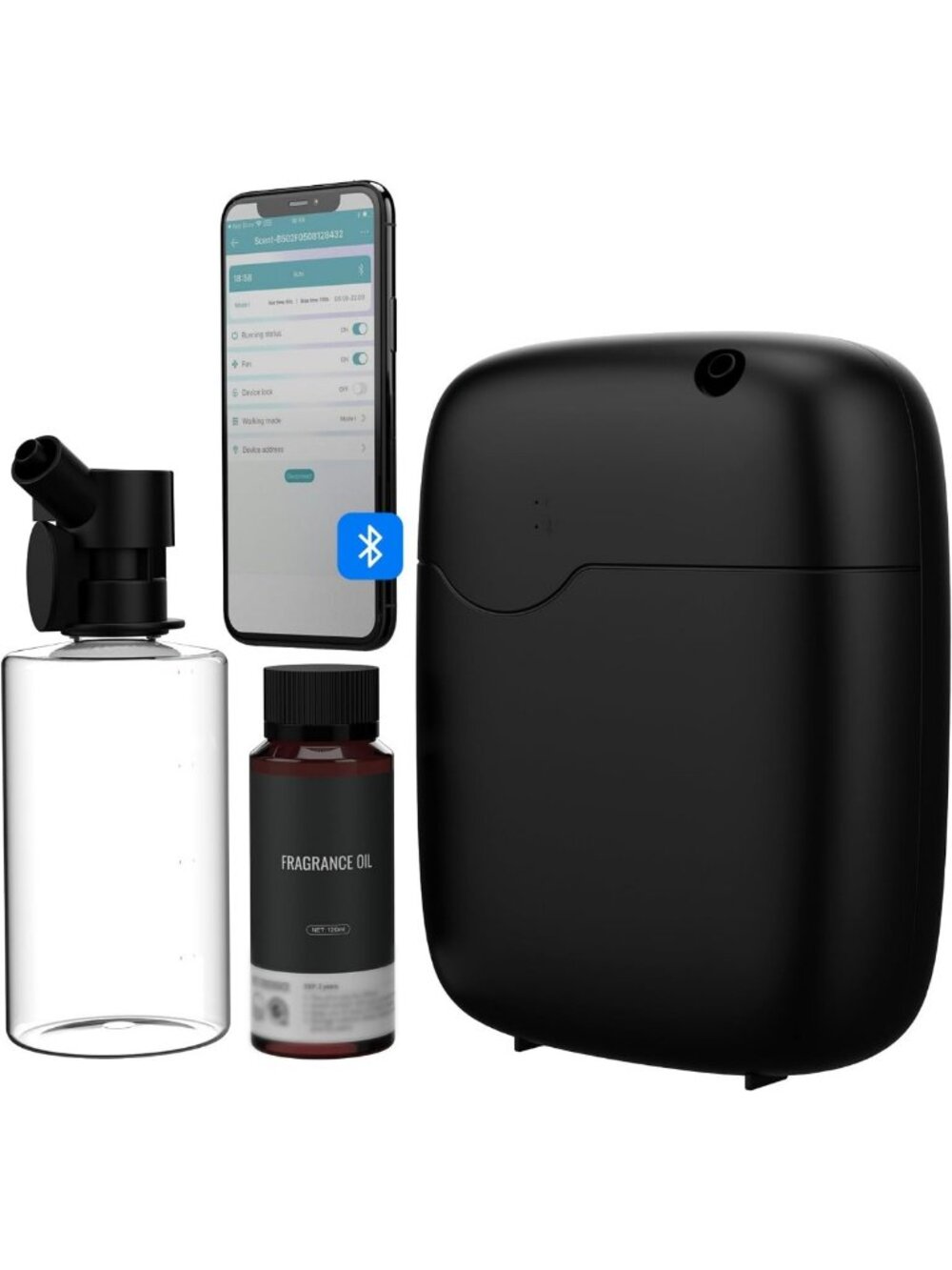 Waterless Essential Oil Diffuser for Large Spaces, Smart App Control, 3000 Sq Ft